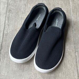 Allbirds Black and White Slip-On Loafers